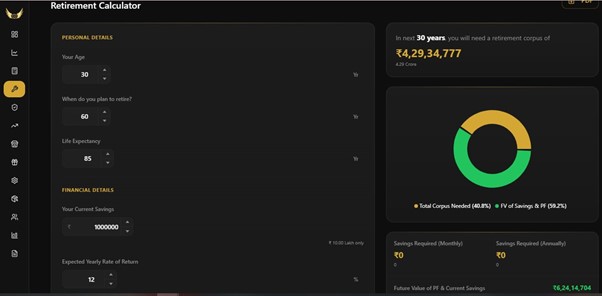 retirement calculator