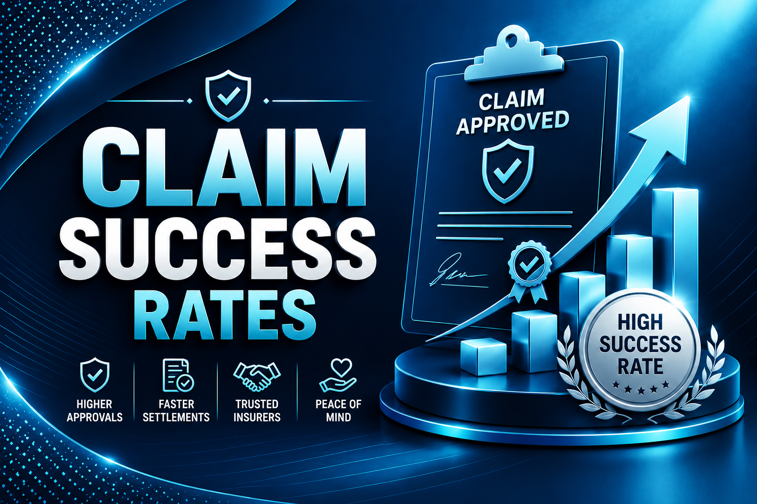 claim success rates infographic