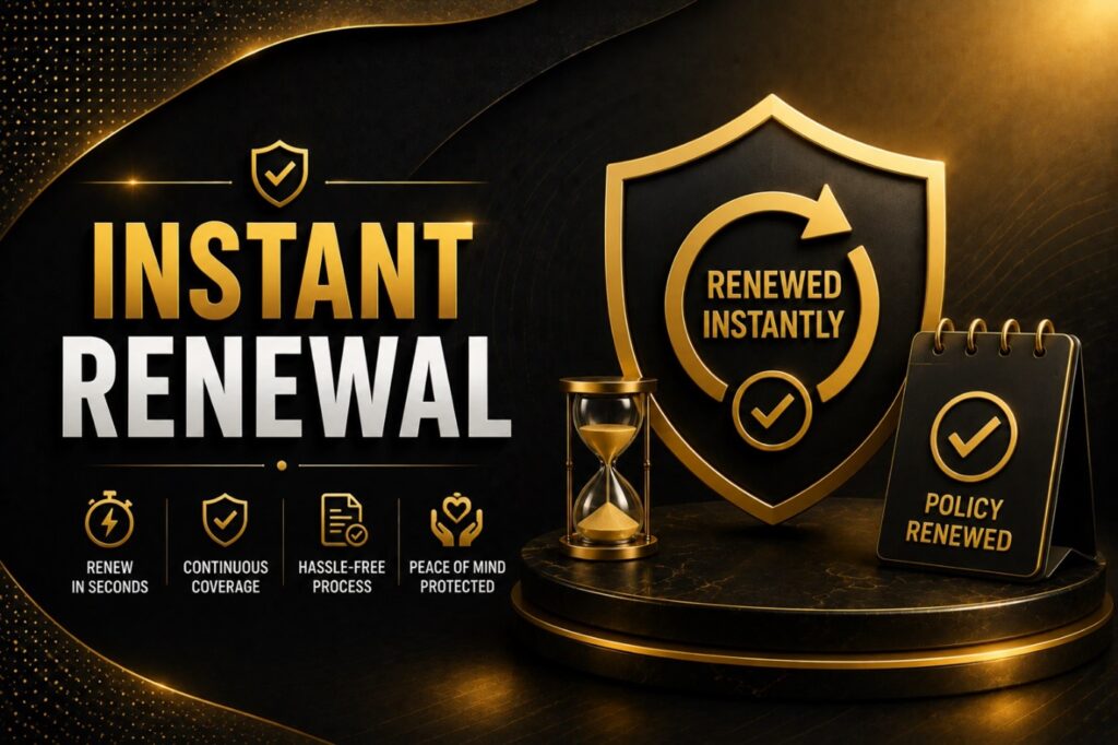 instant health insurance renewal