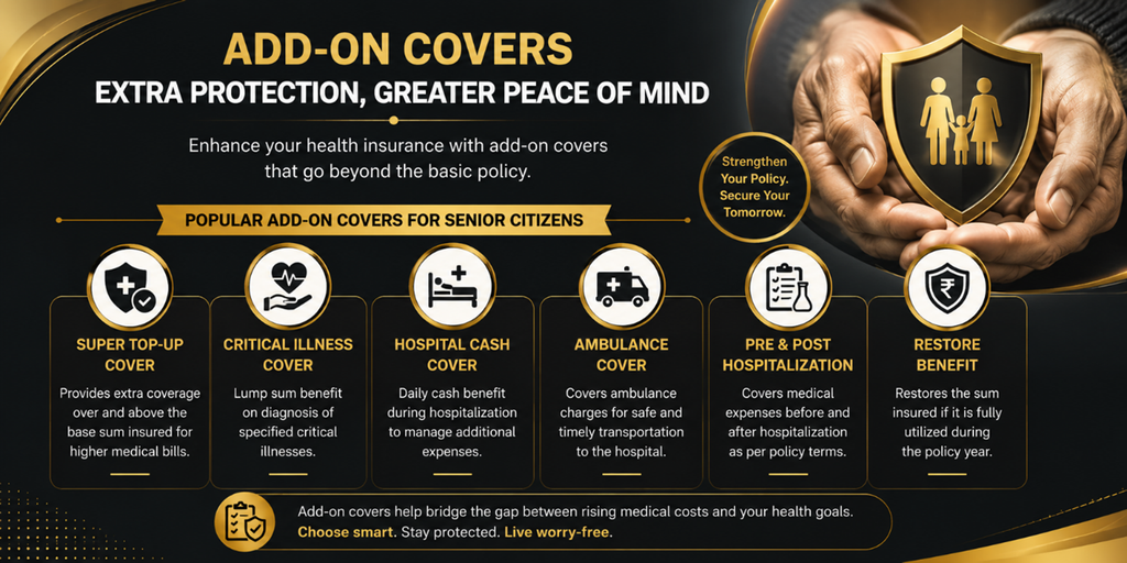 popular addons senior citizen insurance