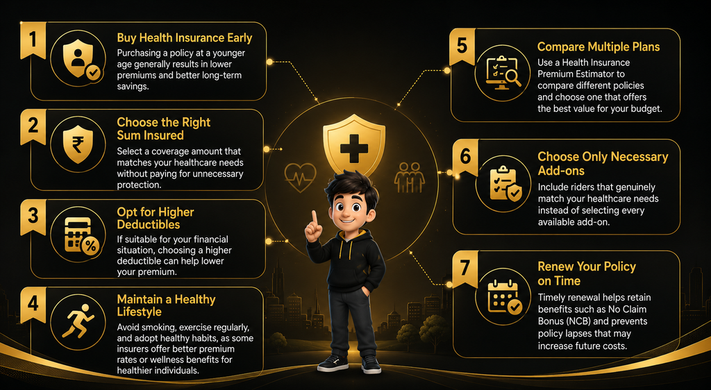 tips to reduce your health insurance premium