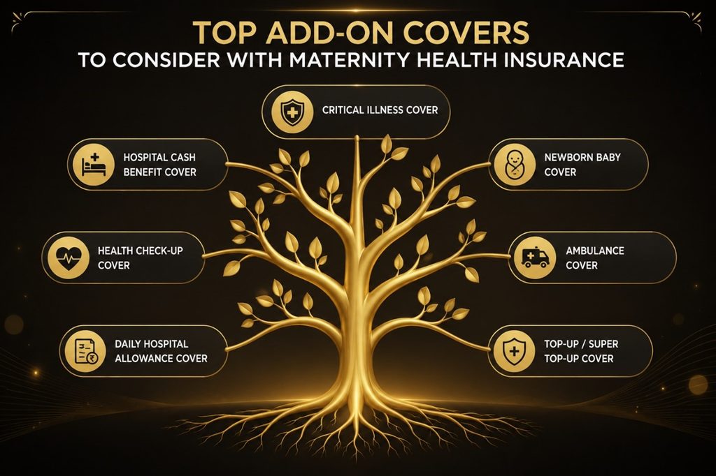 top addons maternity health insurance